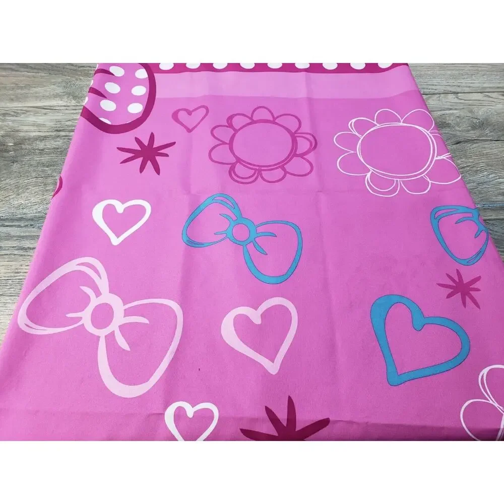 Disney Minnie Mouse Curtain Panel Pink Bow-Tique Size 42”x 63”